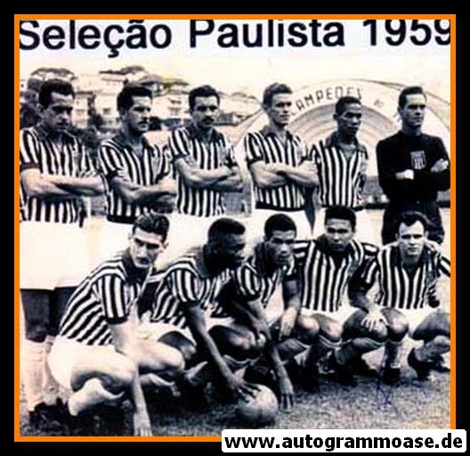 Mannschaftsfoto Fussball | Brasilien | 1959 + AG PEPE