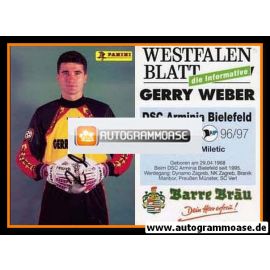 Autogramm Fussball | DSC Arminia Bielefeld | 1996 | Zdenko MILETIC