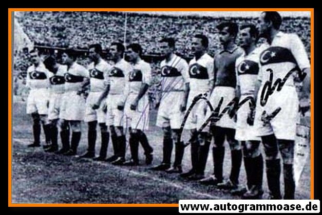 Mannschaftsfoto Fussball | Türkei | 1951 + 2 AG (Kücükandonyadis, Seren) DFB