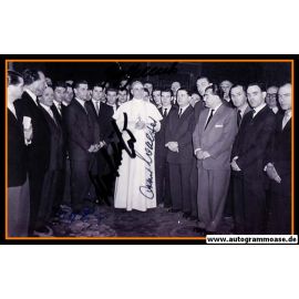 Mannschaftsfoto Fussball | DFB | 1955 + 4 AG (Audienz Papst Pius)