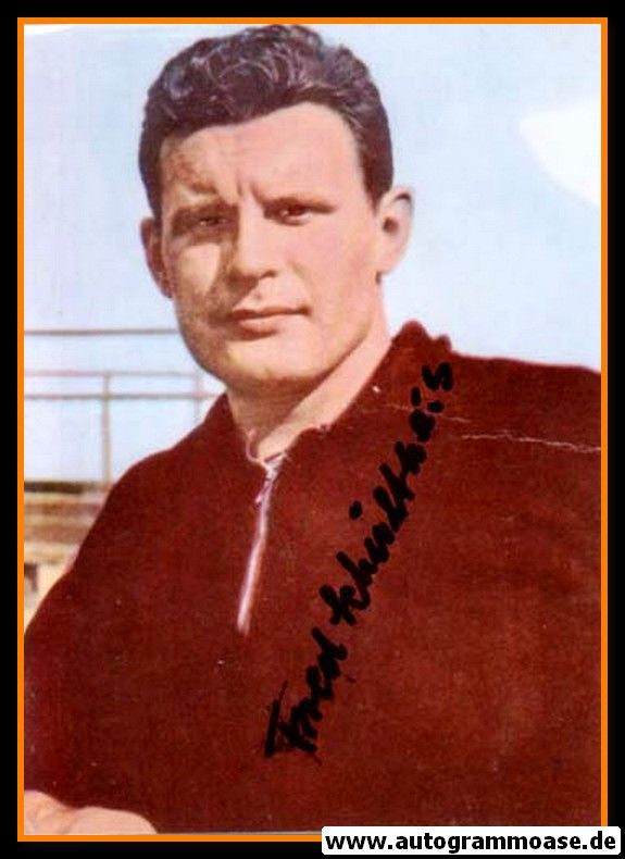 Autogramm Fussball | Kickers Offenbach | 1950er Foto | Alfred SCHULTHEIS (Portrait Color)
