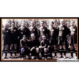 Mannschaftsfoto Fussball | 1. FC Nürnberg | 1952 + 2 AG (Mirsberger, Sippel)