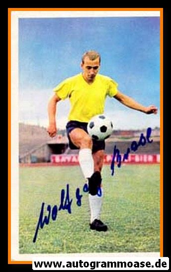 Autogramm Fussball | Eintracht Braunschweig | 1966 | Wolfgang BRASE (Bergmann 210)