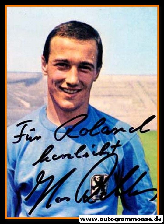 Autogramm Fussball | TSV 1860 München | 1960er Foto | Hans REBELE (Portrait Color) 