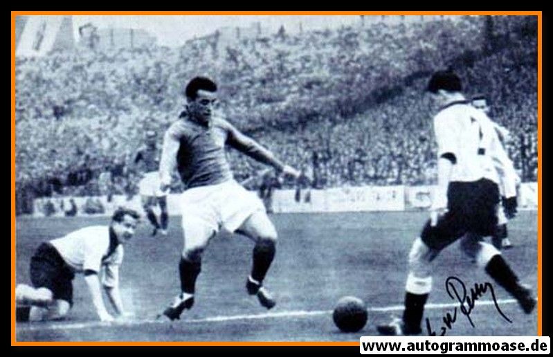 Autogramm Fussball | DFB | 1952 Foto | Erich RETTER (Spielszene SW Frankreich)