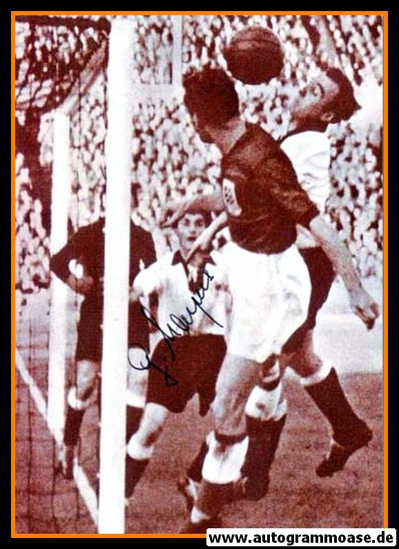 Autogramm Fussball | DFB | 1954 Foto | Gerd HARPERS (Spielszene SW England)