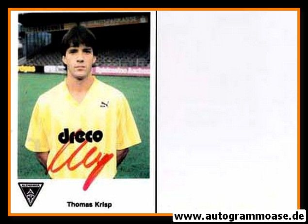 Autogramm Fussball | Alemannia Aachen | 1989 | Thomas KRISP