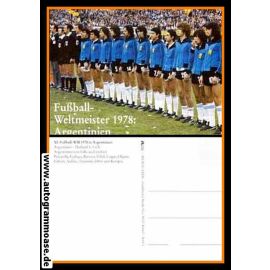 Mannschaftskarte Fussball | Argentinien | 1978 WM Retro (Spiel Holland)