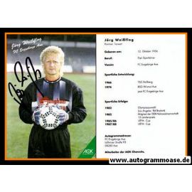 Autogramm Fussball | FC Erzgebirge Aue | 1980er | Jörg WEISSFLOG (AOK)