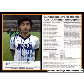 Autogramm Fussball | DSC Arminia Bielefeld | 1983 | Kazuo OZAKI