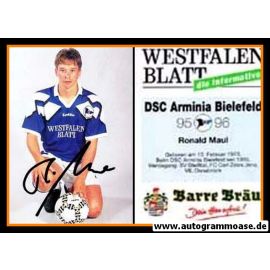 Autogramm Fussball | DSC Arminia Bielefeld | 1995 | Ronald MAUL