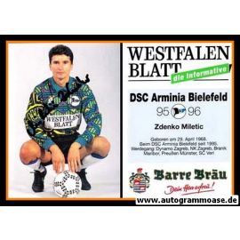 Autogramm Fussball | DSC Arminia Bielefeld | 1995 | Zdenko MILETIC