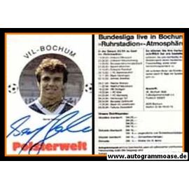 Autogramm Fussball | VfL Bochum | 1983 | Bernd GERBER