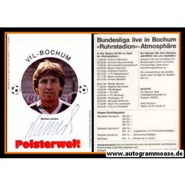Autogramm Fussball | VfL Bochum | 1983 | Michael LAMECK