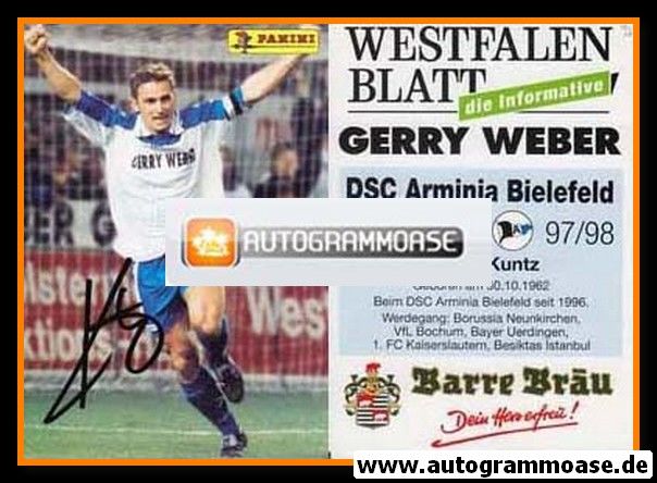 Autogramm Fussball | DSC Arminia Bielefeld | 1997 | Stefan KUNTZ