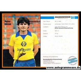 Autogramm Fussball | Eintracht Braunschweig | 1981 | Heinz GÄNSE