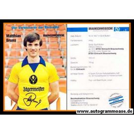 Autogramm Fussball | Eintracht Braunschweig | 1981 | Matthias BRUNS