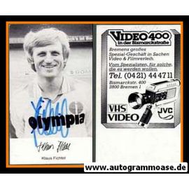 Autogramm Fussball | SV Werder Bremen | 1980 | Klaus FICHTEL