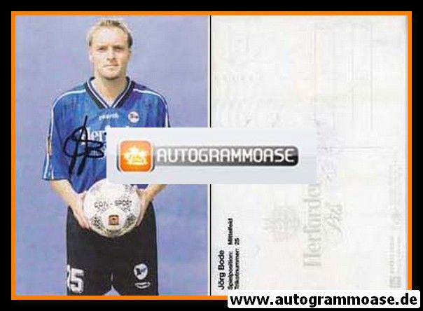 Autogramm Fussball | DSC Arminia Bielefeld | 1998 | Jörg BODE
