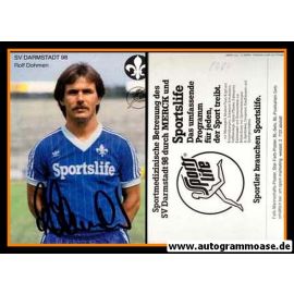 Autogramm Fussball | SV Darmstadt 98 | 1983 | Rolf DOHMEN