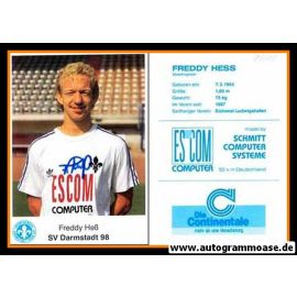 Autogramm Fussball | SV Darmstadt 98 | 1990 | Freddy HESS