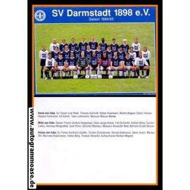 Mannschaftskarte Fussball | SV Darmstadt 98 | 1994