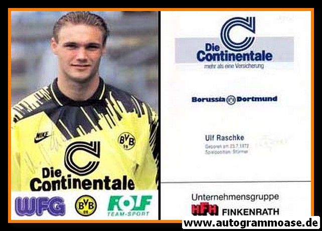Autogramm Fussball | Borussia Dortmund | 1993 | Ulf RASCHKE