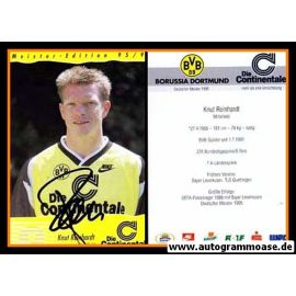 Autogramm Fussball | Borussia Dortmund | 1995 Continentale | Knut REINHARDT