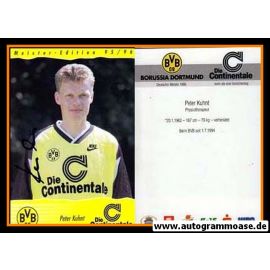 Autogramm Fussball | Borussia Dortmund | 1995 Continentale | Peter KUHNT