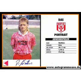 Autogramm Fussball | Hallescher FC | 1991 | Dirk WÜLLBIER