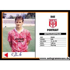 Autogramm Fussball | Hallescher FC | 1991 | Erik SCHULZ