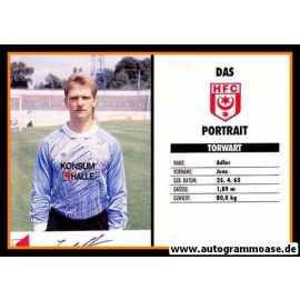 Autogramm Fussball | Hallescher FC | 1991 | Jens ADLER