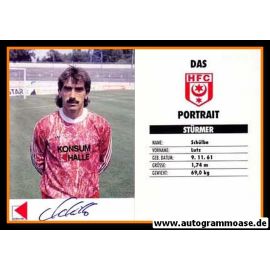 Autogramm Fussball | Hallescher FC | 1991 | Lutz SCHÜLBE