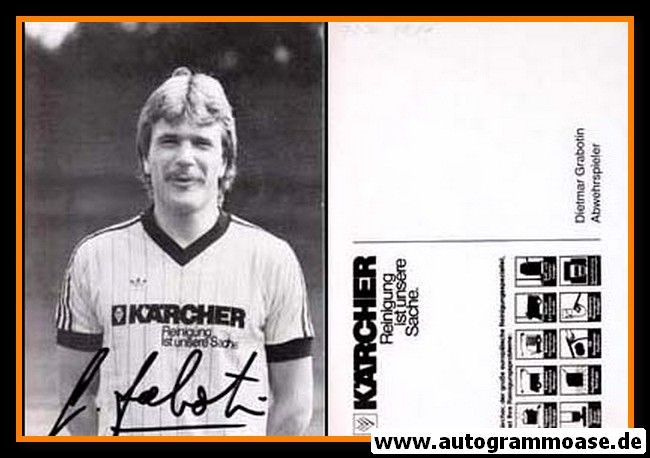 Autogramm Fussball | MSV Duisburg | 1980 | Dietmar GRABOTIN