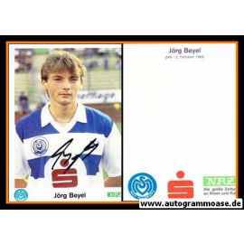 Autogramm Fussball | MSV Duisburg | 1989 | Jörg BEYEL