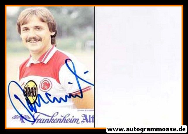 Autogramm Fussball | Fortuna Düsseldorf | 1984 | Günter KUCZINSKI
