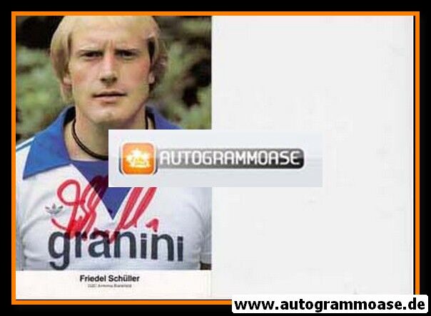 Autogramm Fussball | DSC Arminia Bielefeld | 1978 | Friedel SCHÜLLER