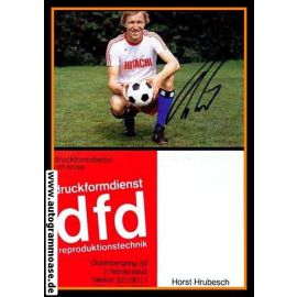 Autogramm Fussball | Hamburger SV | 1970er | Horst HRUBESCH (Hitachi)