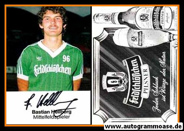 Autogramm Fussball | Hannover 96 | 1984 | Bastian HELLBERG