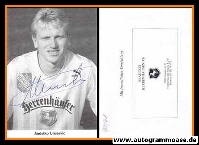 Autogramm Fussball | TSV Havelse | 1990 | Andelko UROSEVIC