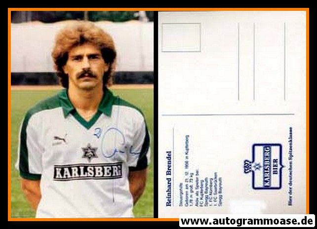 Autogramm Fussball | FC Homburg | 1986 | Reinhard BRENDEL