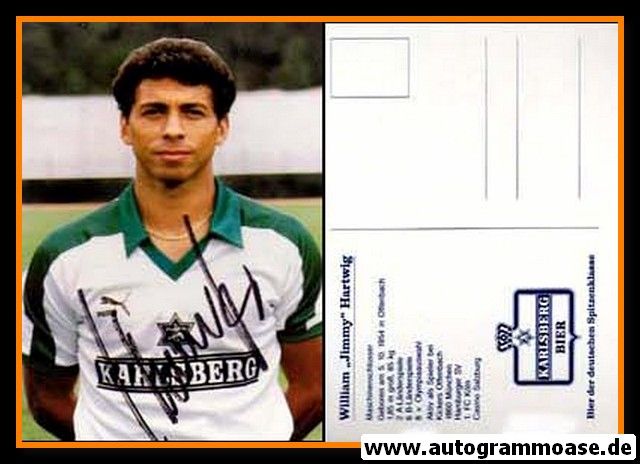 Autogramm Fussball | FC Homburg | 1986 | Jimmy HARTWIG