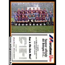 Mannschafskarte Fussball | AC Bologna | 1980er (Mercato)