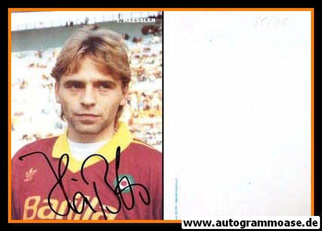 Autogramm Fussball | AS Rom | 1991 | Thomas HÄSSLER