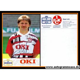 Autogramm Fussball | 1. FC Kaiserslautern | 1991 | Roger LUTZ