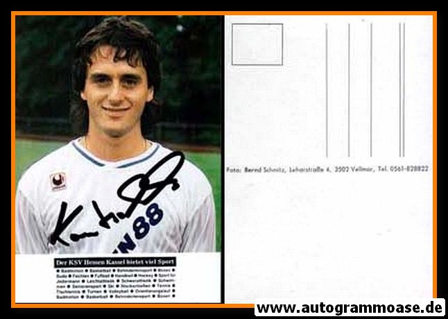 Autogramm Fussball | KSV Hessen Kassel | 1989 | Paul KOUTSOLIAKOS
