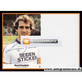 Autogramm Fussball | DSC Arminia Bielefeld | 1981 | Bernd KRUMBEIN
