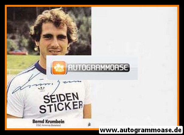Autogramm Fussball | DSC Arminia Bielefeld | 1981 | Bernd KRUMBEIN