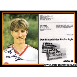 Autogramm Fussball | Fortuna Köln | 1985 | Leo LAZARO