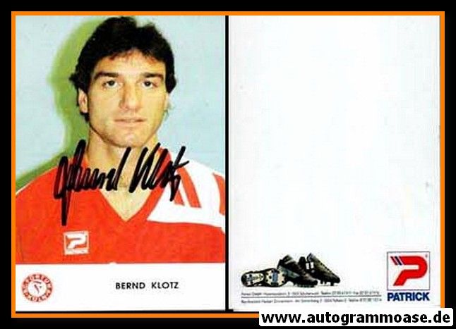 Autogramm Fussball | Fortuna Köln | 1991 | Bernd KLOTZ